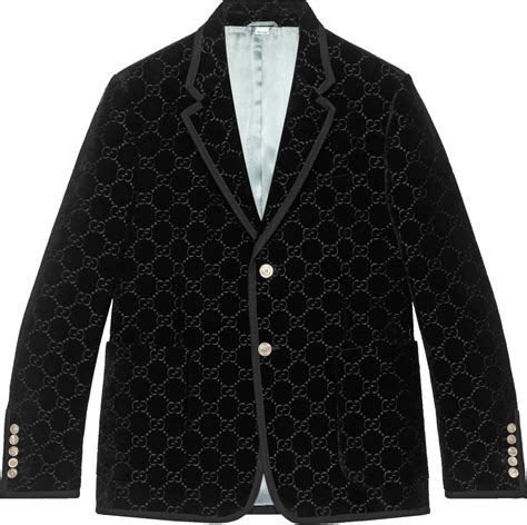 velvet gucci|Gucci black velvet blazer.